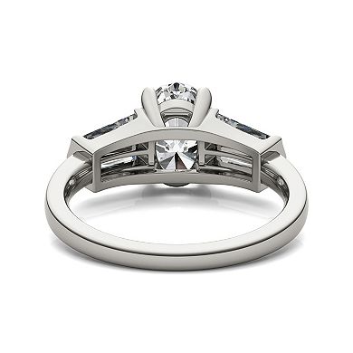Charles & Colvard 14k Gold 3 1/4 Carat T.W. Oval Engagement Ring
