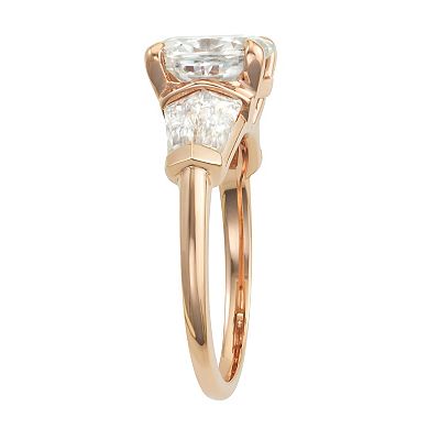 Charles & Colvard 14k Gold 3 1/4 Carat T.W. Oval Engagement Ring