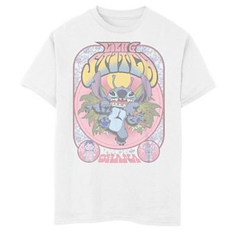 Disney's Lilo And Stitch Stitchadelic Gig Ohana Boys 8-20 Tee