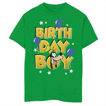 Disney's Mickey and Friends Boys 8-20 Birthday Boy Goofy Graphic Tee