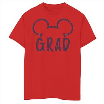 Disney's Mickey Classic Mickey Mouse Ears Grad Boys 8-20 Graphic Tee