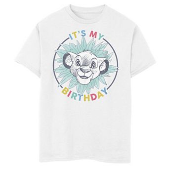 Boys 8-20 Lion King It's My Birthday Simba Graphic Tee