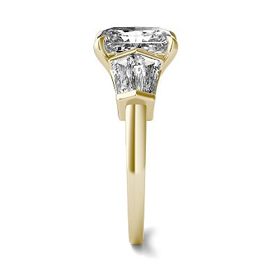 Charles & Colvard 14k Gold 3 7/8 Carat T.W. Radiant Cut Lab-Created Moissanite Engagement Ring