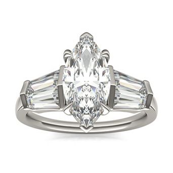 Charles & Colvard 14k Gold 3 1/3 Carat T.W. Marquise Lab-Created Moissanite Engagement Ring
