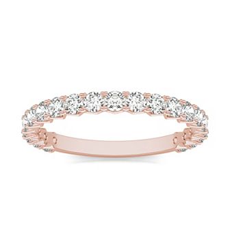 Charles & Colvard 14k Gold 3/4 Carat T.W. Lab-Created Moissanite Wedding Band
