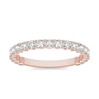 Charles & Colvard 14k Gold 3/4 Carat T.W. Lab-Created Moissanite Wedding Band
