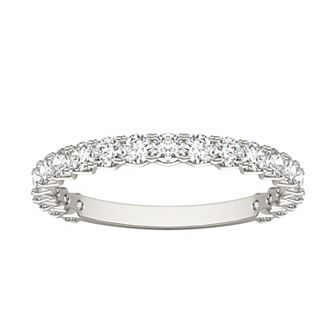 Charles & Colvard 14k Gold 3/4 Carat T.W. Lab-Created Moissanite Wedding Band