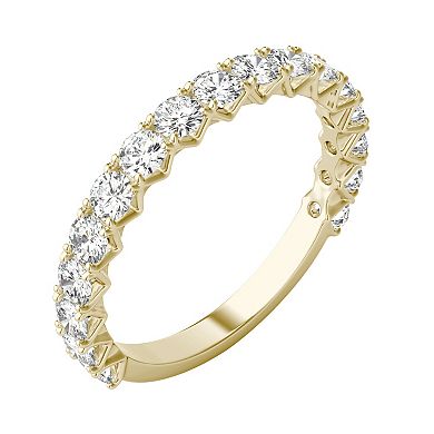 Charles & Colvard 14k Gold 1 Carat T.W. Lab-Created Moissanite Wedding Band