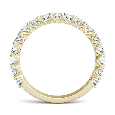Charles & Colvard 14k Gold 1 Carat T.W. Lab-Created Moissanite Wedding Band