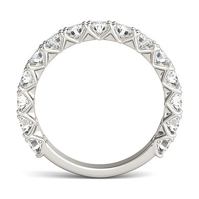 Charles & Colvard 14k Gold 1 1/2 Carat T.W. Lab-Created Moissanite Wedding Band
