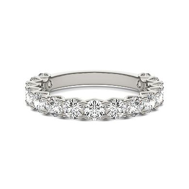 Charles & Colvard 14k Gold 1 1/2 Carat T.W. Lab-Created Moissanite Wedding Band