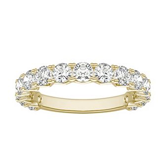 Charles & Colvard 14k Gold 1 1/2 Carat T.W. Lab-Created Moissanite Wedding Band