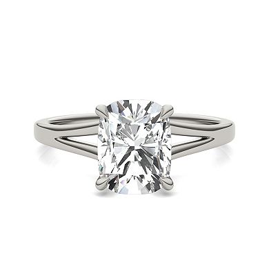 Charles & Colvard 14k Gold 2 1/3 Carat T.W. Elongated Cushion Solitaire Engagement Ring