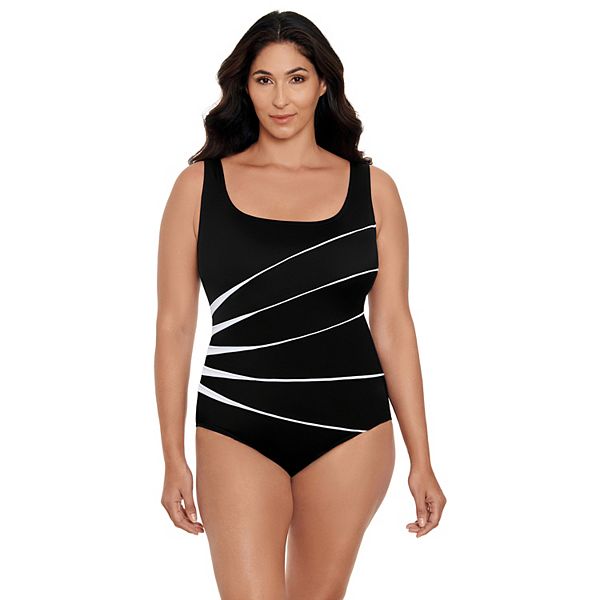 Women's Great Lengths Long Torso D-Cup One-Piece Swimsuit