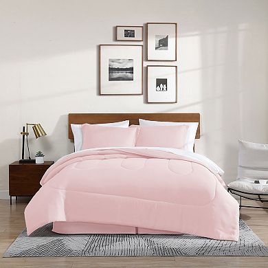 Swift Home Complete Comforter Set with Sheets and Bed Skirt