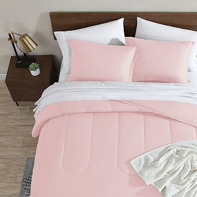 Swift Home Complete Comforter Set with Sheets and Bed Skirt