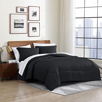 Swift Home Complete Comforter Set with Sheets and Bed Skirt