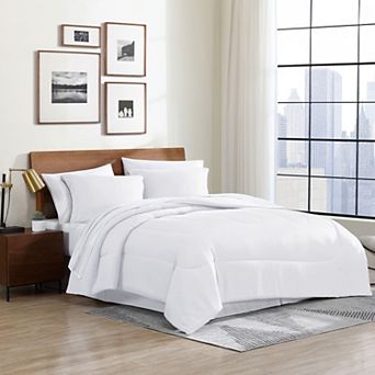 Swift Home Complete Comforter Set with Sheets and Bed Skirt