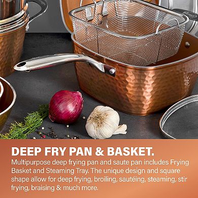 Gotham Steel Hammered 20-pc. Nonstick Cookware & Bakeware Set