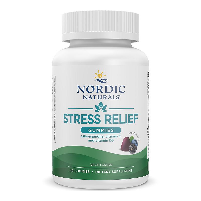 Nordic Naturals Stress Relief Gummies  Mixed Berry - 40 Gummies