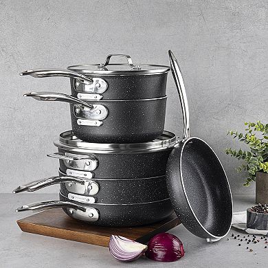 Granitestone Diamond StackMaster 10-pc. Nonstick Cookware Set