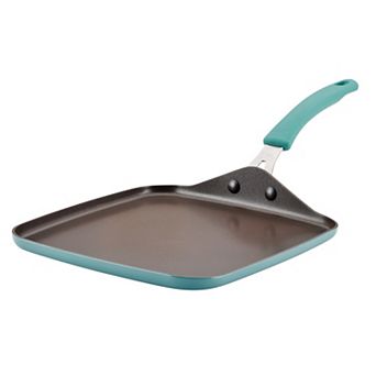 Rachael Ray Cook + Create 11 in Nonstick Aluminum Square Stovetop Griddle Pan