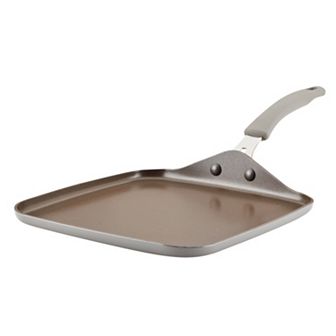 Rachael Ray Cook + Create 11 in Nonstick Aluminum Square Stovetop Griddle Pan