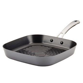 Rachael Ray Cook + Create 11 in Hard-Anodized Nonstick Deep Grill Pan
