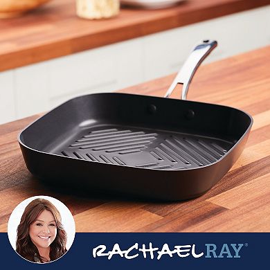 Rachael Ray Cook + Create 11-in. Hard-Anodized Nonstick Deep Grill Pan