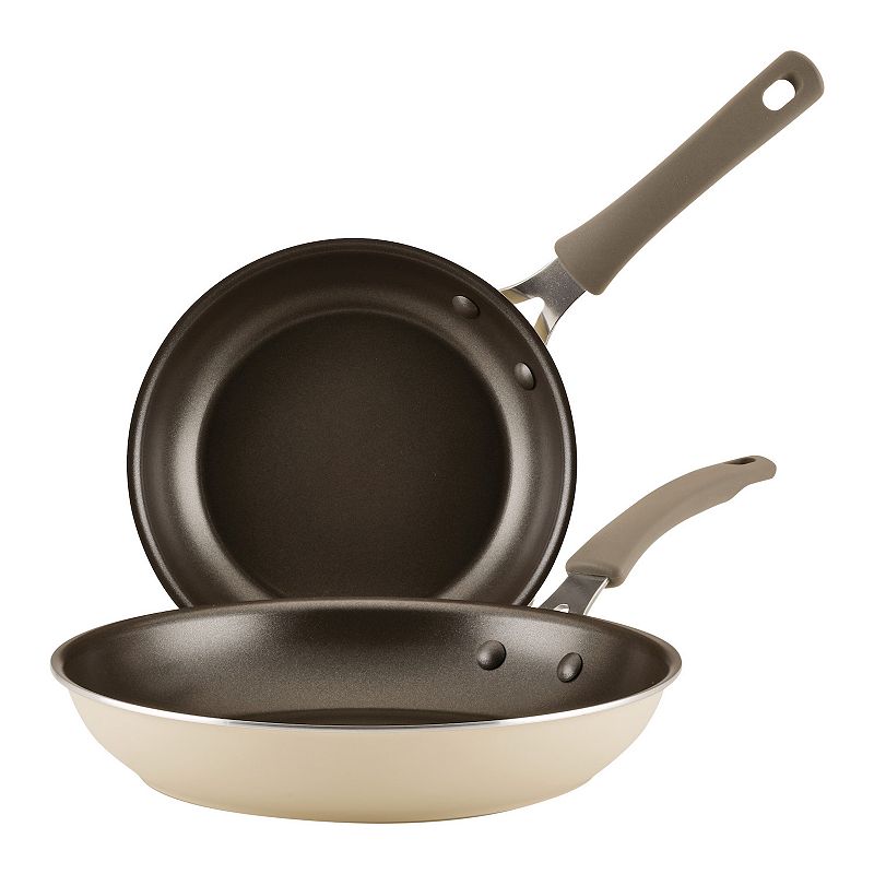 Rachael Ray Cook + Create Nonstick Aluminum Frying Pan  Set of 2