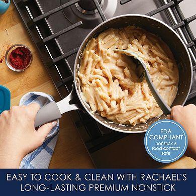 Rachael Ray Cook + Create 3-qt. Aluminum Nonstick Saucier Pan