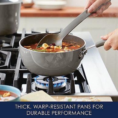 Rachael Ray Cook + Create 3-qt. Aluminum Nonstick Saucier Pan