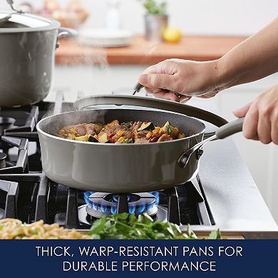 Rachael Ray Cook + Create 3-qt. Aluminum Nonstick Sauté Pan with Lid