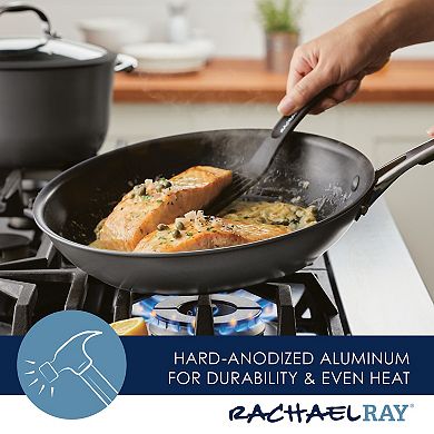 Rachael Ray Cook + Create 12.5-in. Hard-Anodized Nonstick Frypan