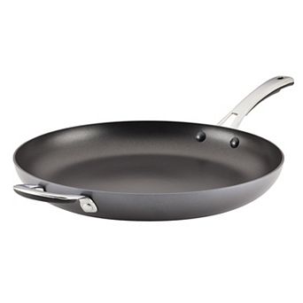 Rachael Ray Cook + Create 14 in Hard-Anodized Nonstick Frypan with Helper Handle