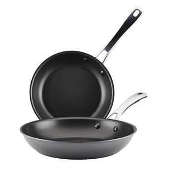 Rachael Ray Cook + Create 2 pc Hard-Anodized Nonstick Frypan Set