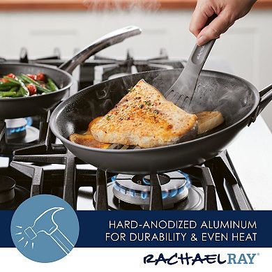 Rachael Ray Cook + Create 2-pc. Hard-Anodized Nonstick Frypan Set