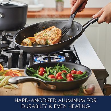 Rachael Ray Cook + Create 2-pc. Hard-Anodized Nonstick Frypan Set