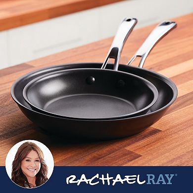 Rachael Ray Cook + Create 2-pc. Hard-Anodized Nonstick Frypan Set