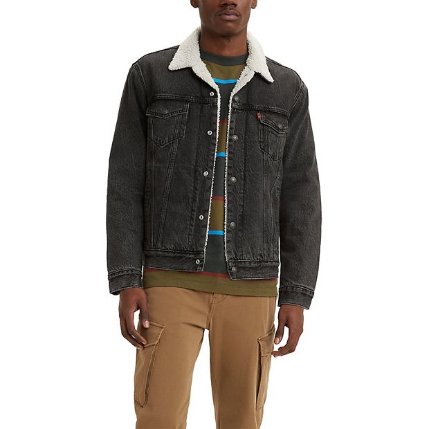 Levi's sherpa trucker jacket men on sale