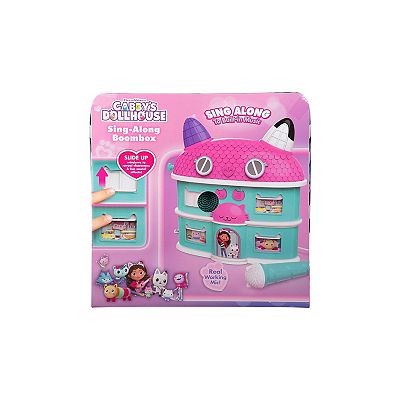 Micrófono De Juguete Karaoke Gabby's Dollhouse - Con Luces LED Y Altavoz, Para Niños A Partir De 3 Años