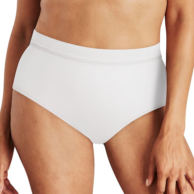 Womens Bali Modern Microfiber Brief Panty DFMMMB, Size: 5, White