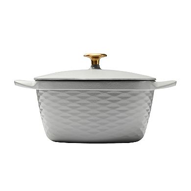 Tramontina Prisma 7-qt. Enameled Cast-Iron Covered Square Dutch Oven