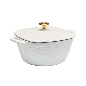 Tramontina Prisma 7-qt Enameled Cast-Iron Covered Square Dutch Oven