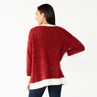 Women's Celebrate Together™ Open Front Christmas Cardigan