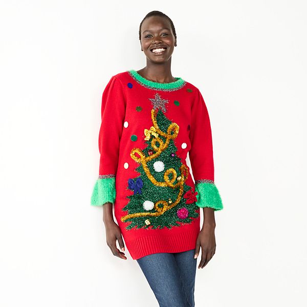 Kohls womens christmas on sale sweatshirts