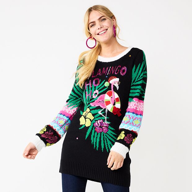 Flamingo christmas outlet sweaters