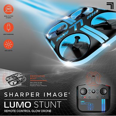Sharper Image Lumo Stunt Glow R/C Drone