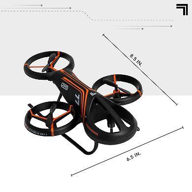 Sharper Image Drone Aero Stunt LED R/C Drone