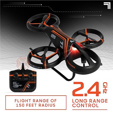 Sharper Image Drone Aero Stunt LED R/C Drone